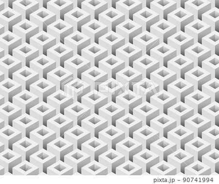 abstract white and gray tone vector background, brick perspective with shadow modern concept, space for text or message web design 90741994