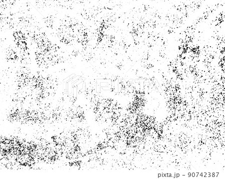 Black and white grunge. Distress overlay texture. Abstract surface dust and rough dirty wall background concept.  Distress illustration simply place over object to create grunge effect. Vector EPS10. 90742387