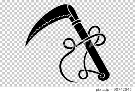 Japanese family crest one sickle 90742845