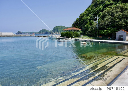 島根半島四十二浦の島根町多古 沖泊浦の港 島根半島四十二浦の島根町多古 沖泊浦の港 90746192