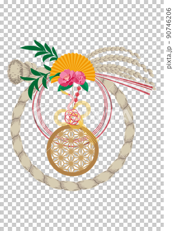 しめ飾り しめ縄 正月飾り しめ飾り しめ縄 正月飾り 90746206