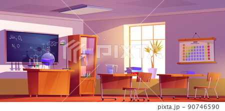 Classroom for chemistry learning in school Classroom for chemistry learning in school 90746590