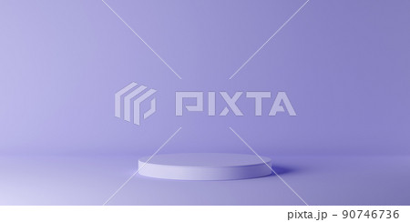 Purple cylinder empty podium mockup. Abstract minimal design studio scene. Realistic 3d render background. Purple cylinder empty podium mockup. Abstract minimal design studio scene. Realistic 3d render background. 90746736