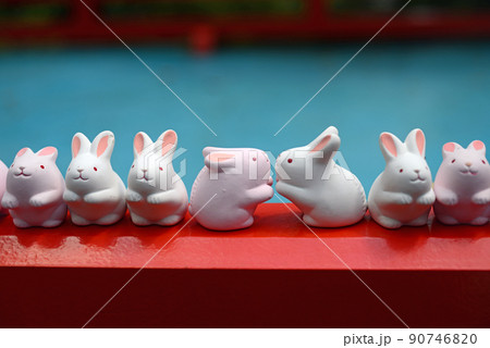 岡崎神社のうさぎ神籤-5 90746820