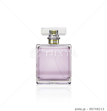 Perfume bottle on a white background. 3d render 90748213