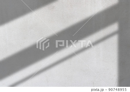 light and shadow concept on gray cement floor 90748955