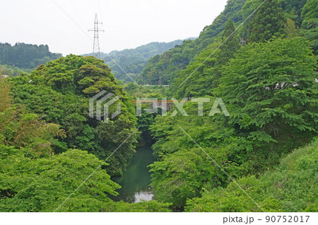大分県宇佐市の津房川に架かる単眼アーチ橋丸田の石橋 90752017