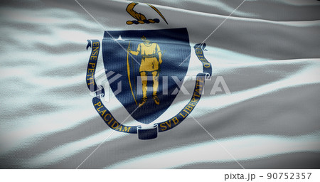 Massachusetts state flag background illustration, USA symbol backdrop Massachusetts state flag background illustration, USA symbol backdrop 90752357