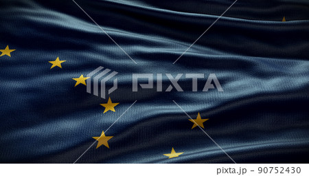 Alaska state flag background illustration, USA symbol backdrop 90752430