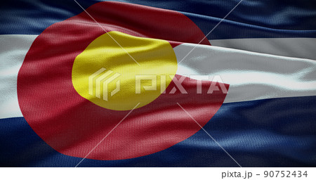 Colorado state flag background illustration, USA symbol backdrop 90752434