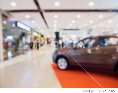 car showroom blur for background 90753465