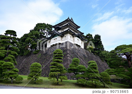 江戸城の富士見櫓 90753665
