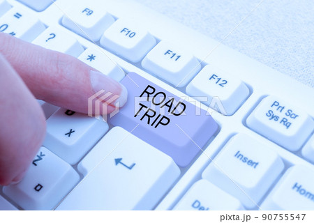 Handwriting text Road Trip. Word Written on Roaming around places with no definite or exact target location -49118 Handwriting text Road Trip. Word Written on Roaming around places with no definite or exact target location -49118 90755547