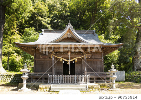 修善寺温泉　日枝神社　拝殿 90755914