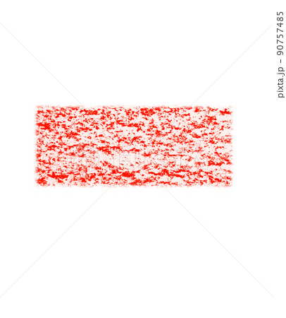 クレヨンで描かれた記号 マイナス - 紅色 背景白 高解像度 パス付 他色有り クレヨンで描かれた記号 マイナス - 紅色 背景白 高解像度 パス付 他色有り 90757485