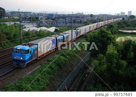 宵のスーパーレールカーゴ　SRC　2007年6月12日撮影 90757685