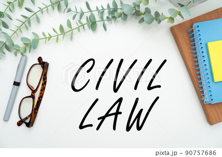 Inspiration showing sign Civil Law. Internet Concept Law concerned with private relations between members of community Flashy School Office Supplies, Teaching Learning Collections, Writing Tools, Inspiration showing sign Civil Law. Internet Concept Law concerned with private relations between members of community Flashy School Office Supplies, Teaching Learning Collections, Writing Tools, 90757686