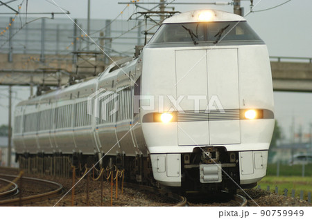 北陸本線　加賀笠間ー美川　JR西日本　683系　S26+S02編成（金沢）　しらさぎ 90759949