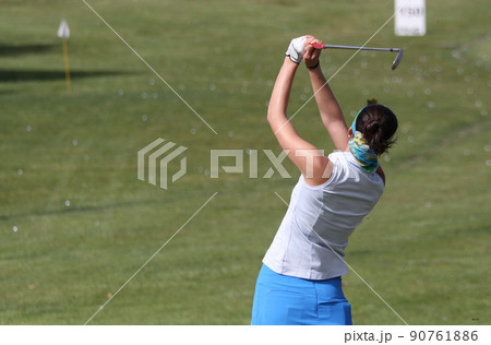 lady golf swing lady golf swing 90761886