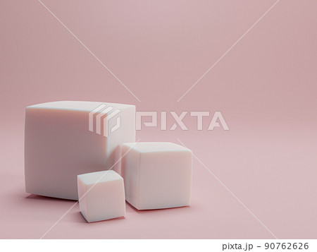 cubes isolated on pink background cubes isolated on pink background 90762626