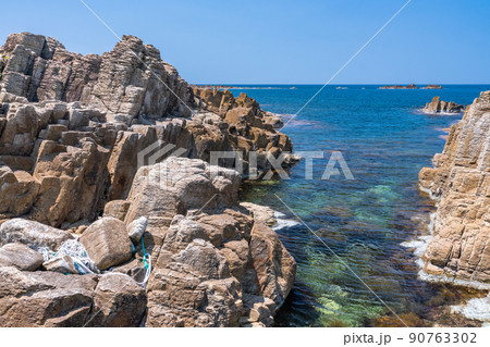 《福井県》鉾島・越前海岸の景勝地 《福井県》鉾島・越前海岸の景勝地 90763302