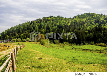 carpathian rural landscape carpathian rural landscape 90763896