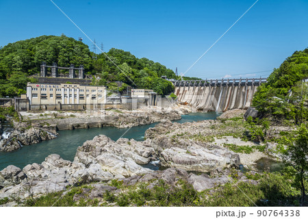 《岐阜県》恵那市　大井ダム 90764338