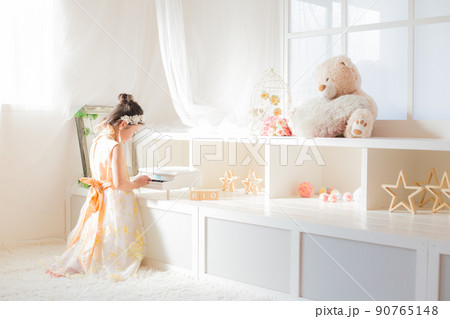 七五三の記念撮影（七才） 90765148