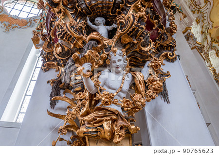 Wies church, Steingaden, bavaria, germany 90765623