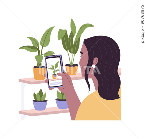 Smart camera isolated cartoon vector illustrations. Smart camera isolated cartoon vector illustrations. 90768875