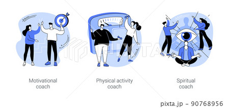 Life coach isolated cartoon vector illustrations se 90768956