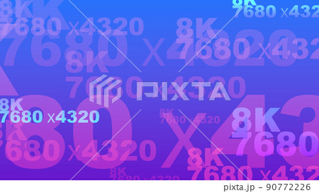 背景素材　テクスチャー　サイバー空間　仮想世界　メタバース　スーパーハイビジョン　8k　解像度　 90772226