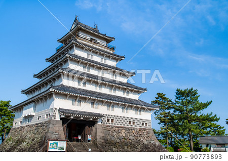 長崎県島原市　島原城 ～天守～ 90773893