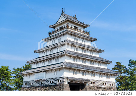 長崎県島原市　島原城 ～天守～ 90773922