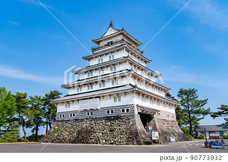 長崎県島原市　島原城 ～天守～ 90773932