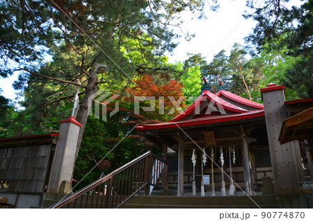 神々しい札幌伏見稲荷神社 神々しい札幌伏見稲荷神社 90774870