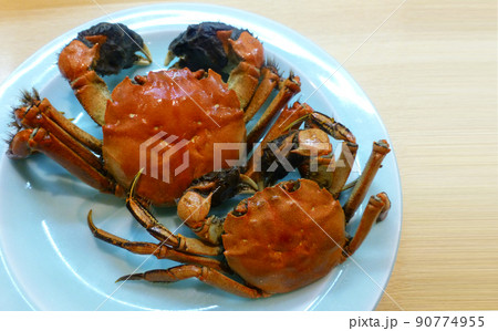 脂がのった、秋のモクズガニは最高に美味 脂がのった、秋のモクズガニは最高に美味 90774955