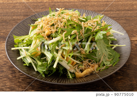 水菜と油揚げのじゃこサラダ 90775010