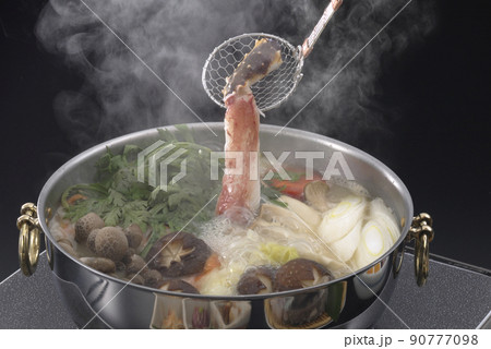 たらば蟹のしゃぶしゃぶ 90777098