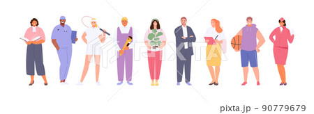 People of various professions and occupations People of various professions and occupations 90779679