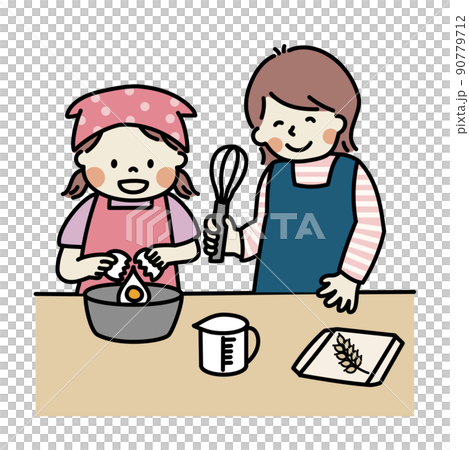 親子　料理 90779712