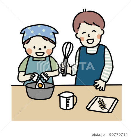 親子　料理 90779714