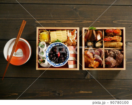 おせち料理 俯瞰 おせち料理 俯瞰 90780100