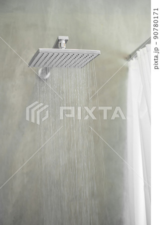 shower head with wall background in modern bathroom shower head with wall background in modern bathroom 90780171