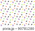 カラフルポップ80年代風の楽しいパターンイラスト カラフルポップ80年代風の楽しいパターンイラスト 90781280