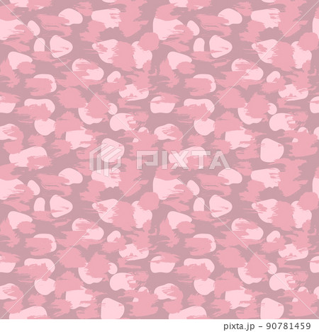Leopard imitation seamless pink pattern. Vector illustration Leopard imitation seamless pink pattern. Vector illustration 90781459