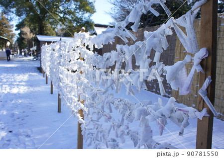 雪の神社 雪の神社 90781550