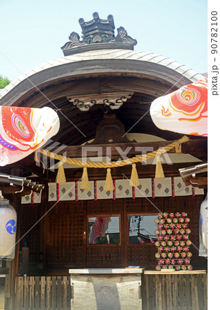 姫嶋神社と鯉幟-9 90782100