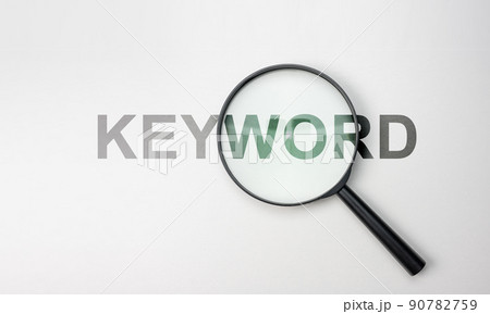 Find keywords concept. Keywords analysis. Highly Effective Keywords for a Search Engine Optimized Website. Search Engine Optimization. white background Find keywords concept. Keywords analysis. Highly Effective Keywords for a Search Engine Optimized Website. Search Engine Optimization. white background 90782759