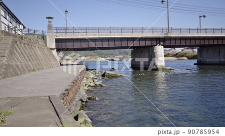 春の阿武川河口 90785954